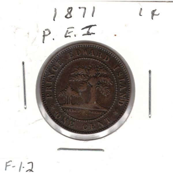 1871 PEI Large ONE CENT