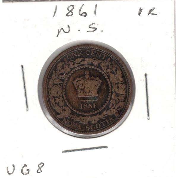 1861 Nova Scotia Large Penny