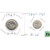 Image 1 : 1967 Canadian centennial nickel and dime, PROOF