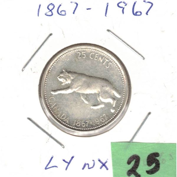 1967 Canadian Quarter