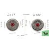 Image 1 : 2008 Canadian Quarters Red Poppy PROOF
