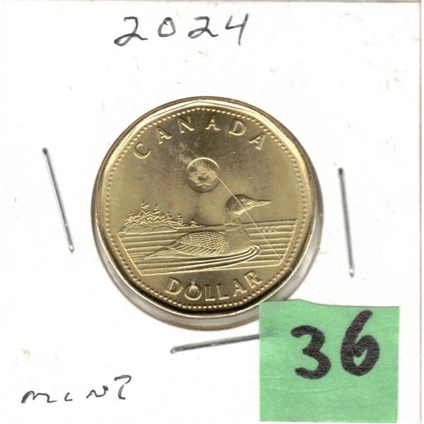 2024 Canadian Loonie PROOF