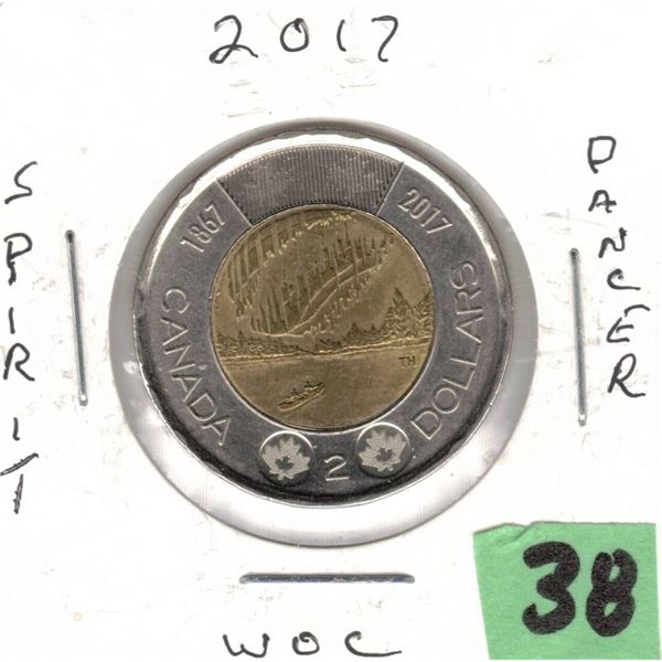 2017 Canadia Toonie
