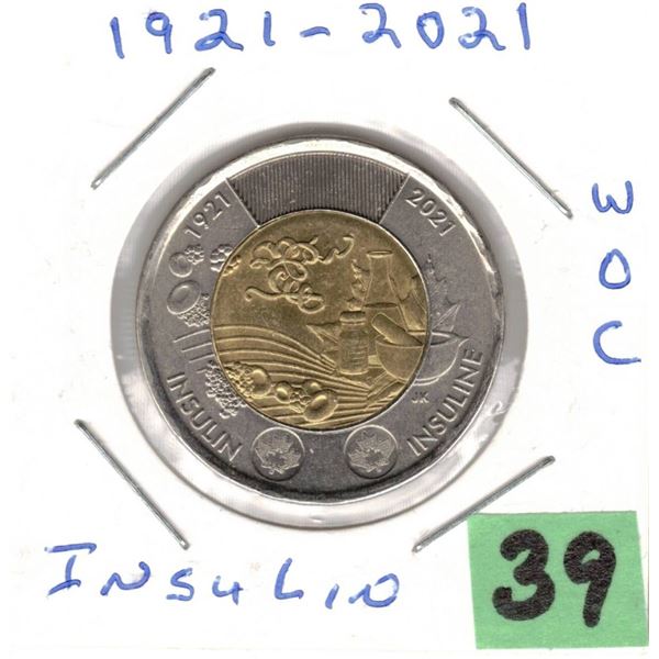 2021 Canadian Toonie
