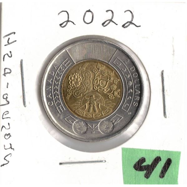 2022 Canadian Toonie