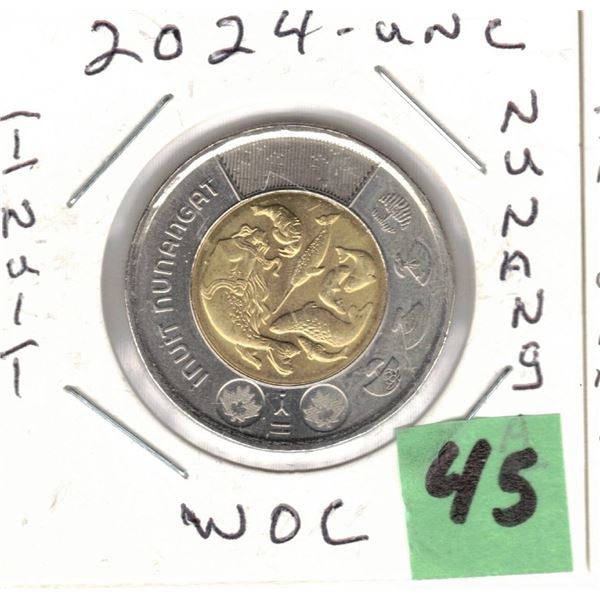2024 Canadian Toonie