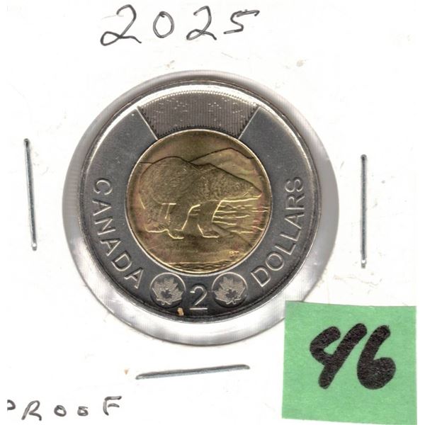 2025 Canadian Toonie , PROOF