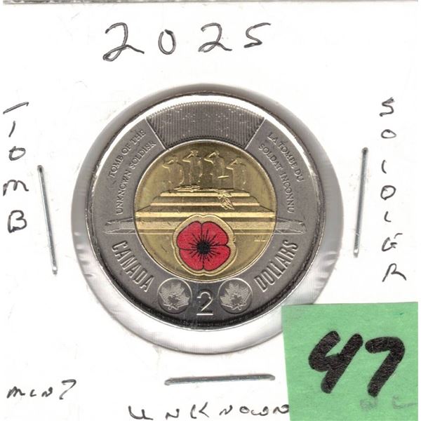 2025 Canadian Toonie, PROOF