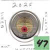Image 1 : 2025 Canadian Toonie, PROOF