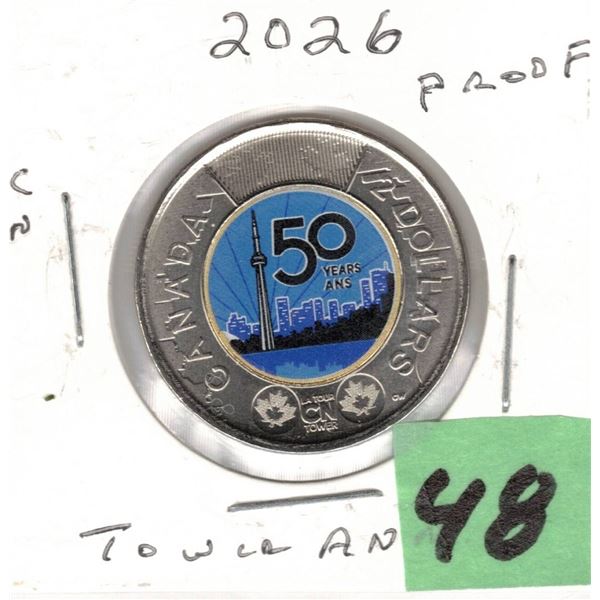 2026 Canadian Toonie, PROOF