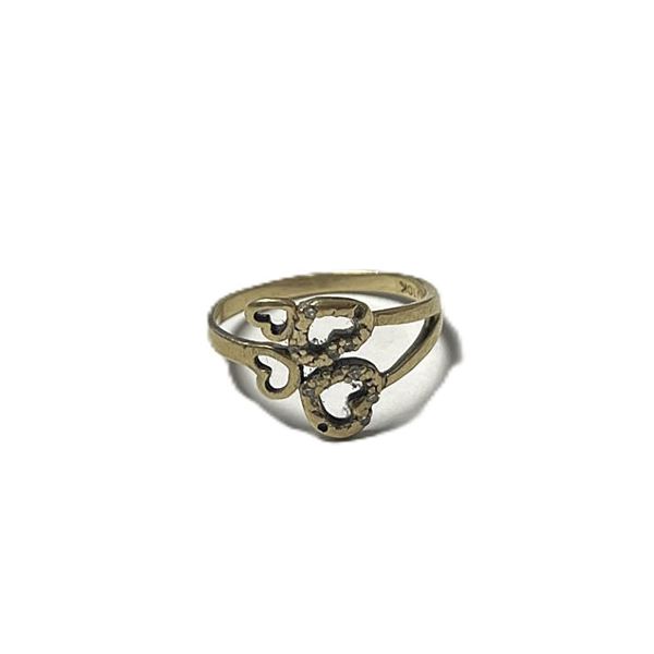 Gold Ring , Size 4, 10 KT ,1.6 g