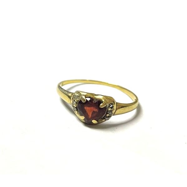 Gold Ring , Size 4, 10 KT, 1.1 g
