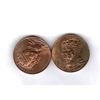 Image 1 : Two Confederation Tokens