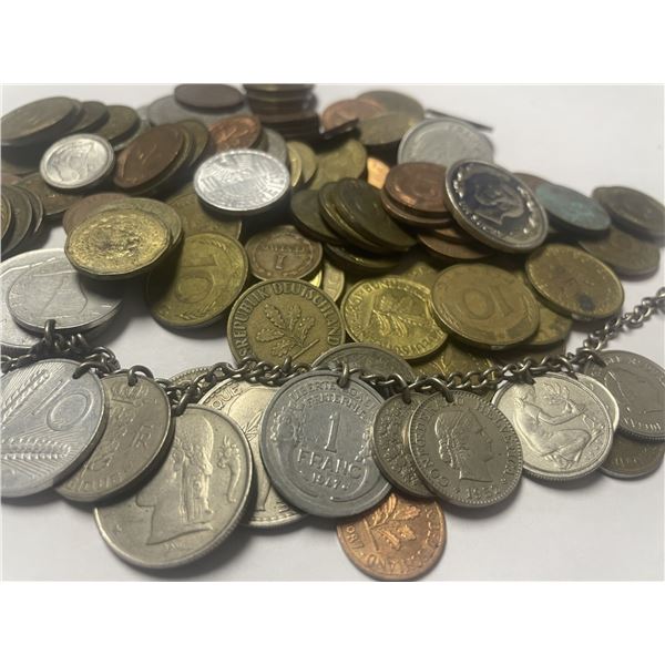 Mixed World Coins Bulk Lot – Approx. 370G