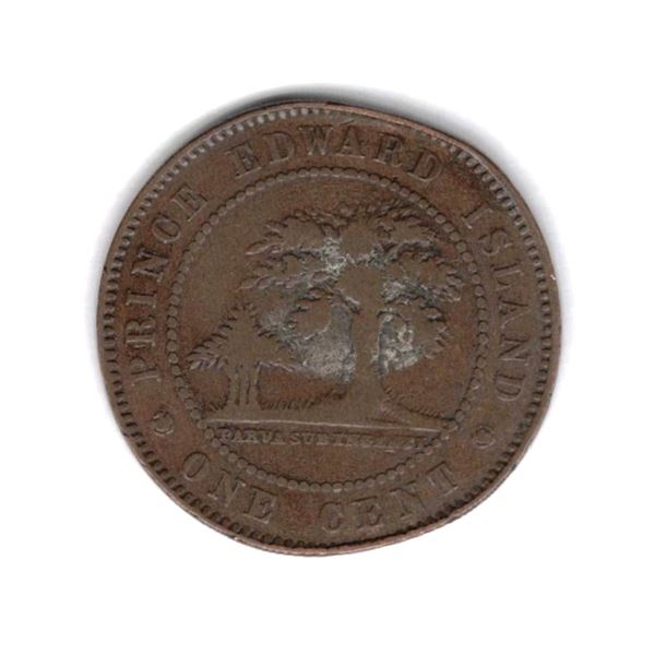 1871 Prince Edward Island Large One Cent Token