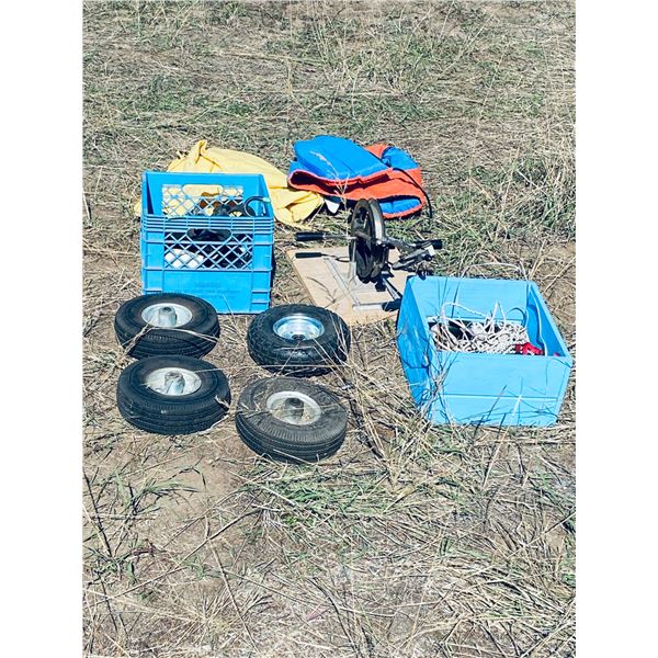 Luhr Jensen Downrigger, Utility Wheels and Marine Accessories