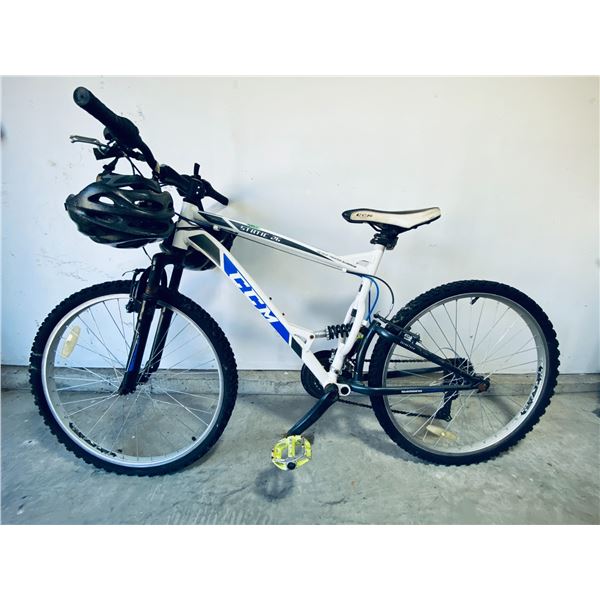 CCM Static 26" Dual-Suspension Mountain Bike with Helmet