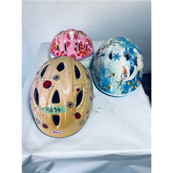 Assorted Youth Bicycle Helmets - Lot of 3