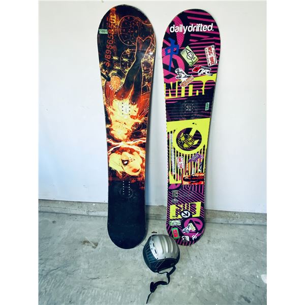 Nitro & SWIS Snowboards with Helmet