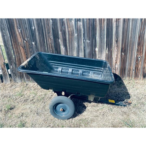 Tow-Behind Poly Utility Dump Cart