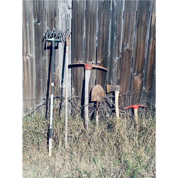 Rotary Cultivator, Pickaxes, and Hand Tools