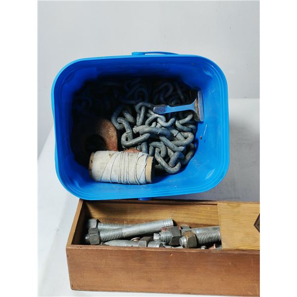 Heavy Tow Chain and Boxed Anchor Hardware