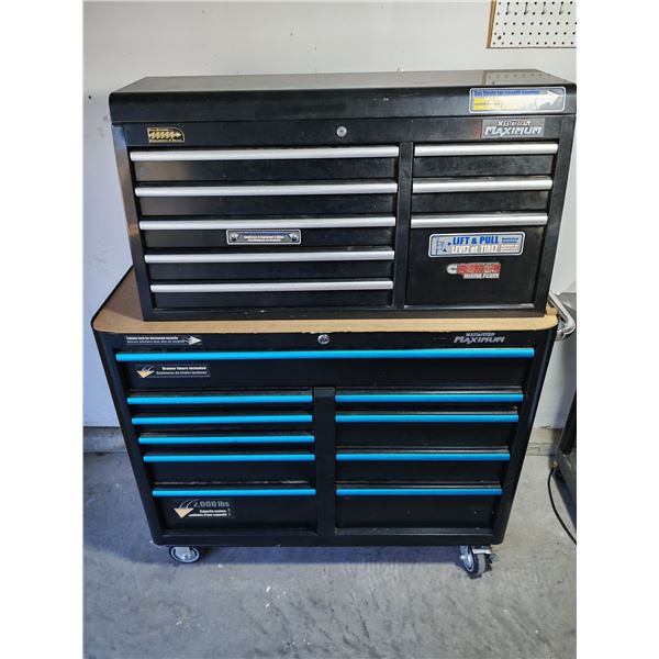 Mastercraft Maximum Rolling Tool Chest Combo with Assorted Tools