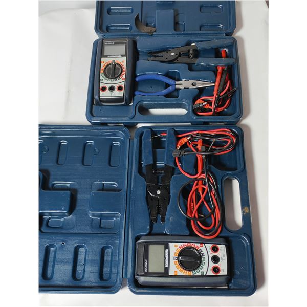 Pair of Mastercraft Multimeter Electrical Tool Kits