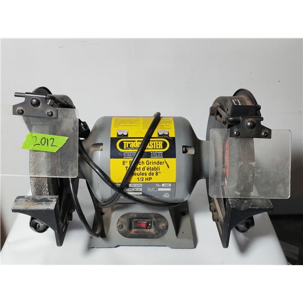TradeMaster 8-Inch Bench Grinder 1/2 HP