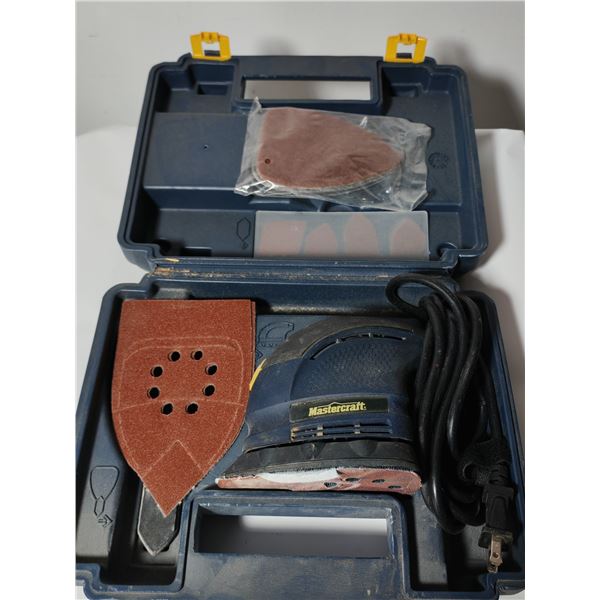 Mastercraft Detail Sander with Case and Sanding Sheets