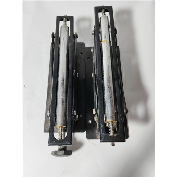 Pair of Adjustable Scissor Roller Supports