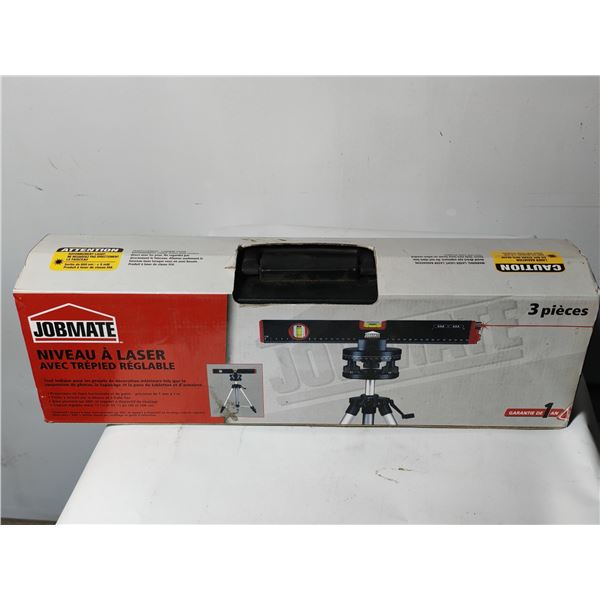 Jobmate 3-Piece Laser Level Kit with Tripod
