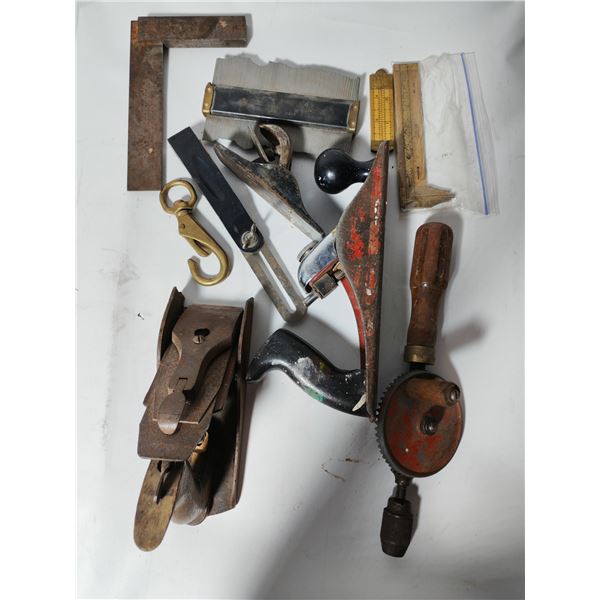 Vintage Hand Woodworking Tools Assortment