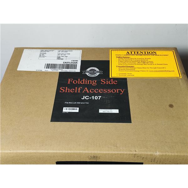 Jackson Grills JC-107 Folding Side Shelf Accessory