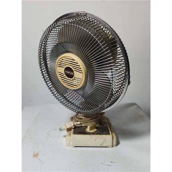 Vintage Home-Line FD-2310 Oscillating Table Fan