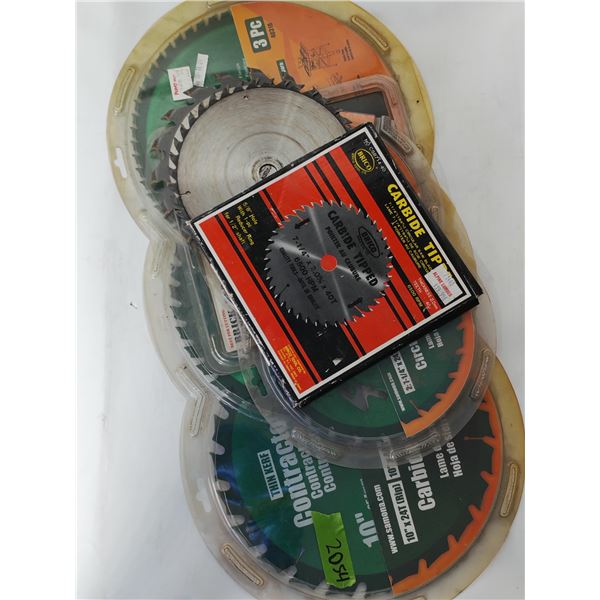 Assorted Circular and Masonry Saw Blades