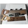 Image 1 : Vintage Back Saws and Miter Box