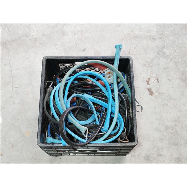Crate of Rubber Tarp Bungee Straps