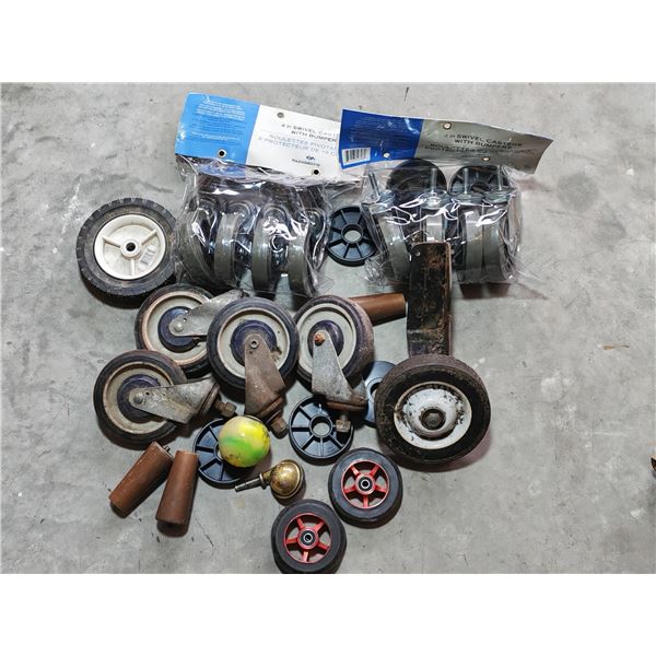 Assorted Swivel Casters and Replacement Wheels