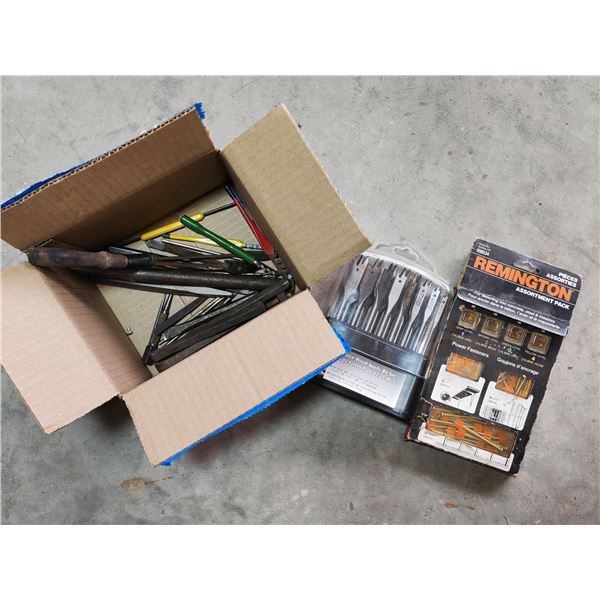 Spade Drill Bits, Remington Fasteners & Cold Chisels