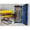 Image 1 : Assorted Drill & Spade Bits with Metal Storage Box