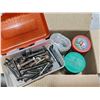 Image 1 : Assorted Bolts, Nuts & Washers in Jars and Organizer Box