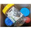 Image 2 : Box of Assorted Washers & Fasteners in Jars