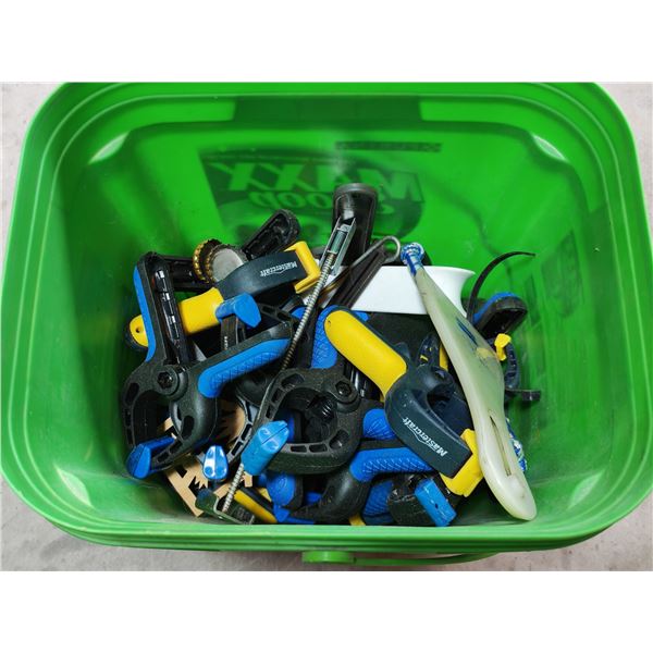 Tub of Mastercraft Spring Clamps & Shop Accessories
