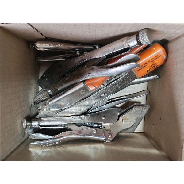 Assorted Locking Pliers & Clamping Tools