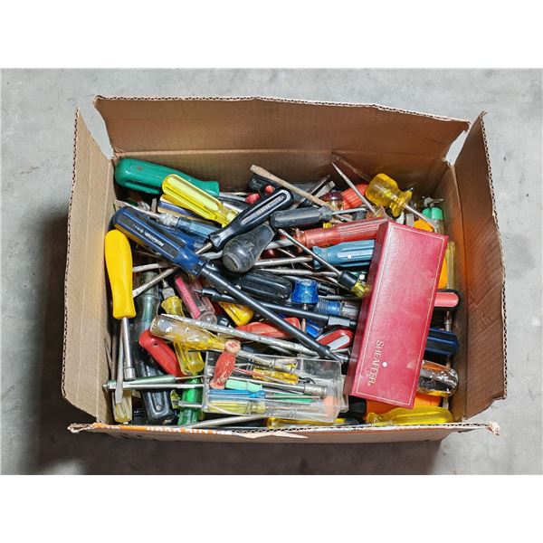 Large Assortment of Hand Screwdrivers