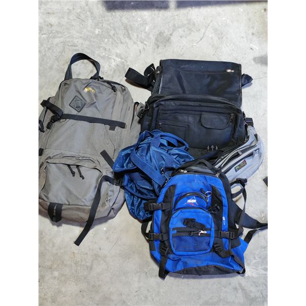 Assorted Backpacks, Duffel & Shoulder Bags