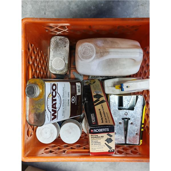 Flooring Installation Kit, Watco Finish & Adhesives