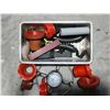 Image 2 : Metal Tray with Hardware, Fittings & Trivet
