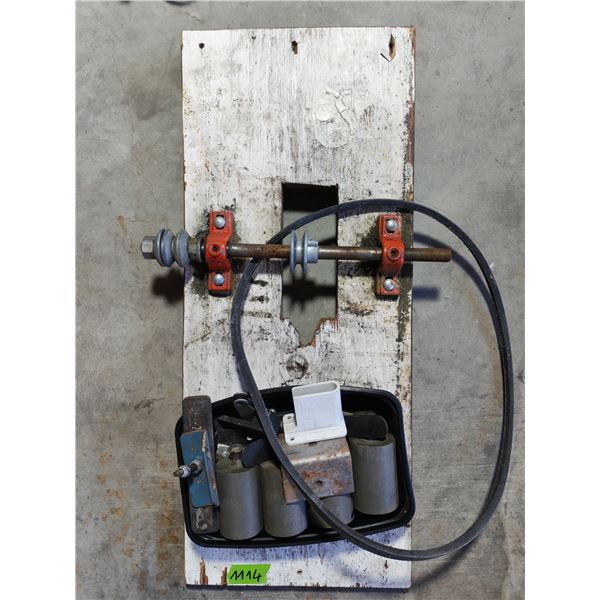 Arbor Shaft Assembly with Pillow Blocks & Rollers